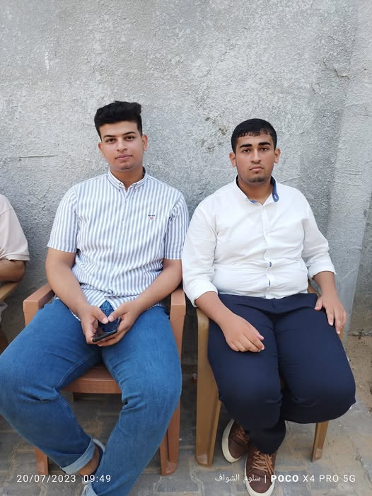 تهنئة بالنجاح والتفوّق لـلطالبين عمر محمد الشواف بمعدل 83%
